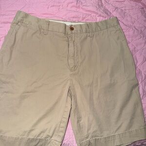 Ralph Lauren Beige Flat Front Men's Shorts